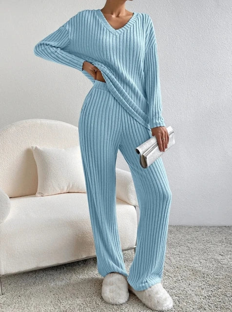 Casual 2-Piece Loungewear Set – comfortable matching loungewear set for women – Butterfly Parenting Boutique