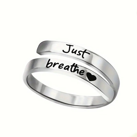 Silver Spiral Heart Ring – delicate silver heart ring for women – Butterfly Parenting Boutique